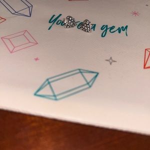 Pandora heart earrings❤️